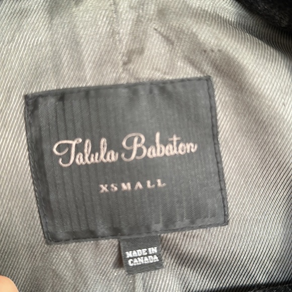 Talula Babaton - XS - Gray Wool Cashmere Double Breasted Howell Coat - Picture 7 of 11